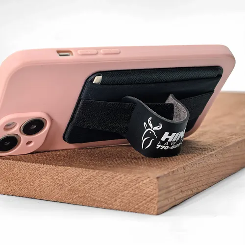Leather Phone Wallet with Hand Grip - All Signs Today
