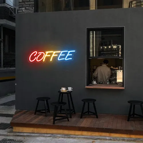 Multicolor COFFEE Neon Sign - All Signs Today