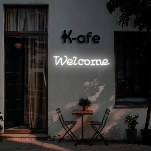 Welcome Script Neon Sign - All Signs Today