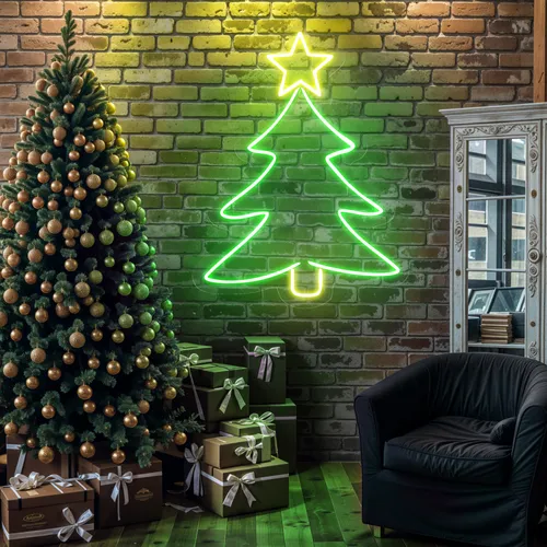 Mini Christmas Tree Neon Sign - All Signs Today