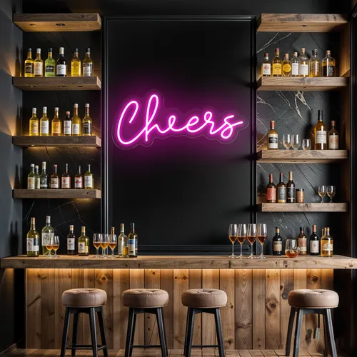 Mini Cheers Neon Sign - All Signs Today