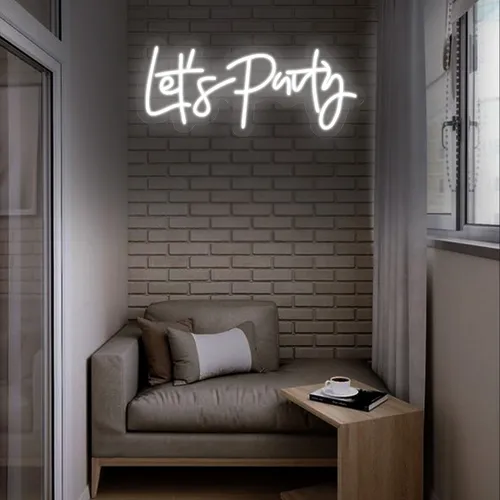 Mini Lets Party Neon sign - All Signs Today