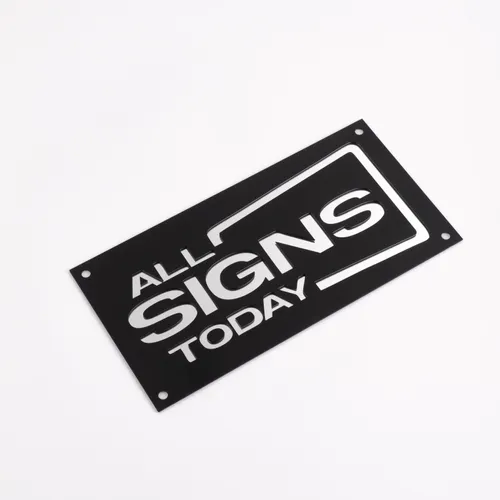 Engaraved Acrylic Sign - All Signs Today