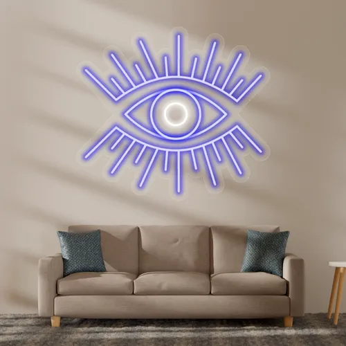 Custom Eye Neon Sign - All Signs Today