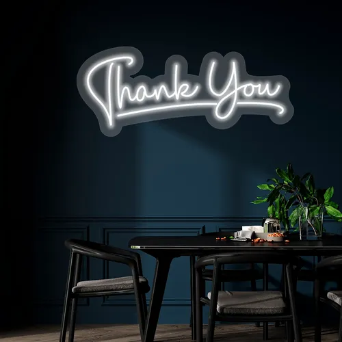 Custom Neon Thank You Sign - All Signs Today