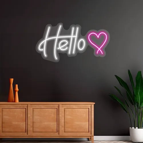 Custom Hello Neon Signs - All Signs Today