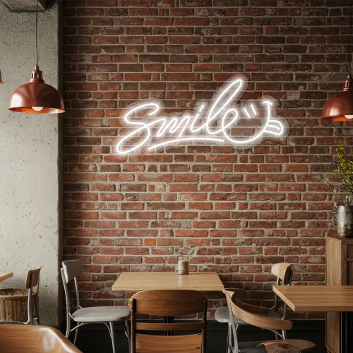 Custom Smile Neon Signs - All Signs Today