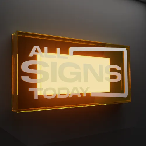 Full Lit Acrylic Box - All Signs Today