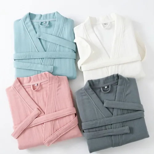 4 Layer Gauze Cotton Bathrobes - All Signs Today