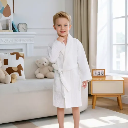 Custom Kids Waffle Robes - All Signs Today