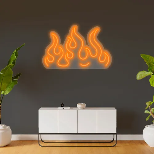 Custom Fire Neon Signs - All Signs Today