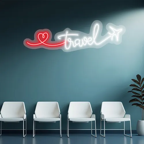 Custom Airplane Neon Signs - All Signs Today