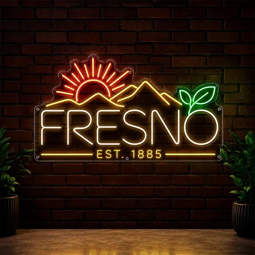 Custom Commercial Neon Signs Fresno - All Signs Today