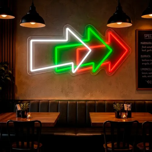 Custom Neon Arrow Signs - All Signs Today