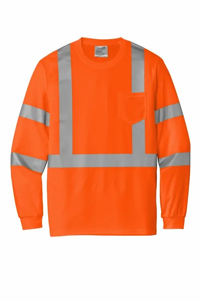 CornerStone ANSI 107 Class 3 Mesh Long Sleeve Tee. CS203 - All Signs Today