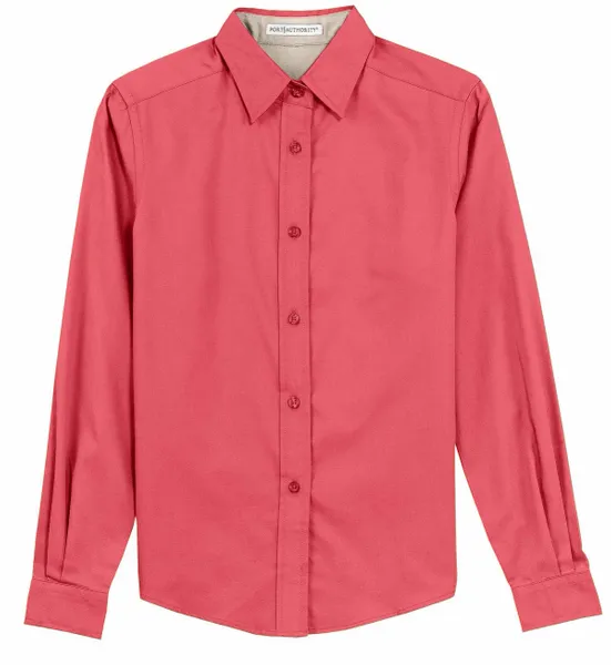 Port Authority Women's Long Sleeve Easy Care Shirt. L608 - All Signs Today