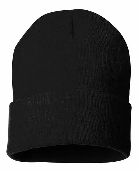 12" Solid Cuffed Beanie - All Signs Today