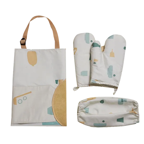 Striped Three-Piece Apron - All Signs Today