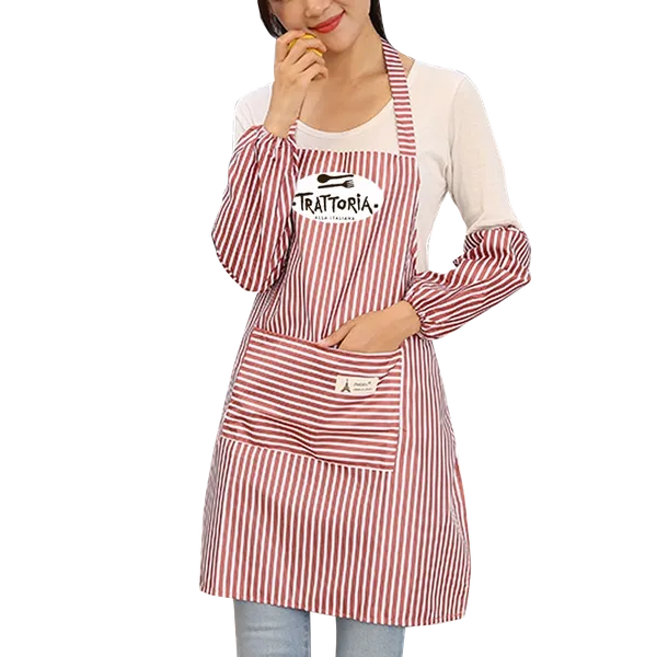 Waterproof Polyester Stripe Apron - All Signs Today