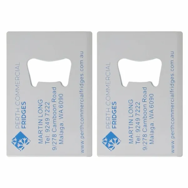 Color Filled Card Bottle Opener - All Signs Today