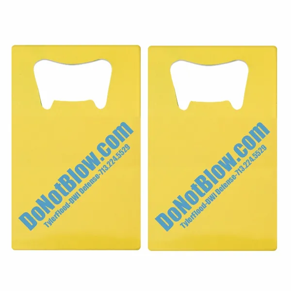 Printed Simple Card Bottle Opener - All Signs Today