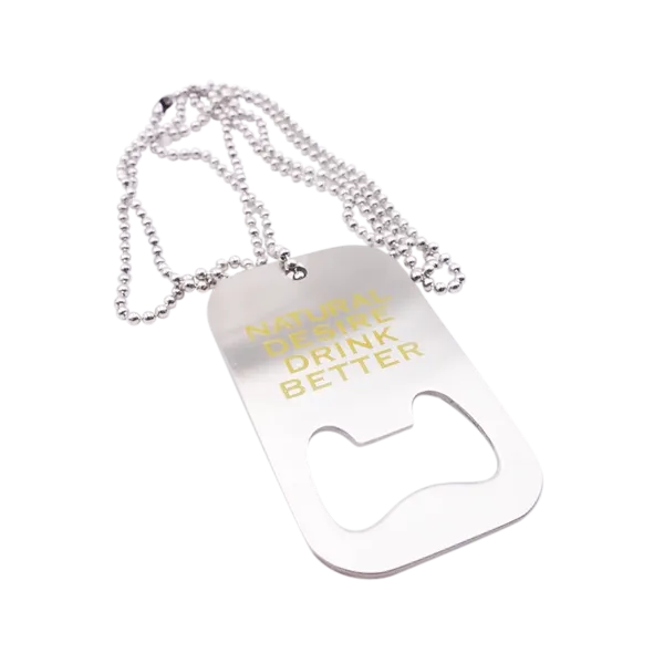 Dog Tag Bottle Opener - All Signs Today