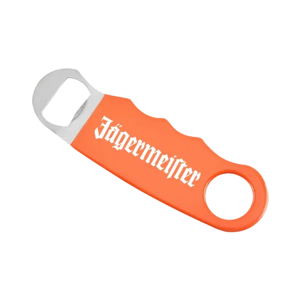 Orange Hand Grip Flat Bottle Opener - All Signs Today