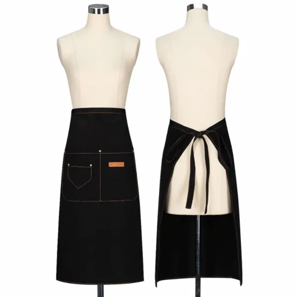 Lengthy Mid-Waist Denim Apron - All Signs Today