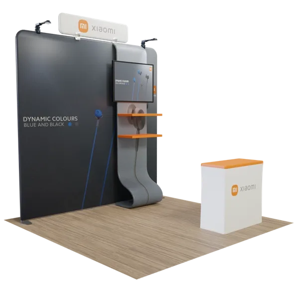 10' x 10' Straight  Media Display - All Signs Today