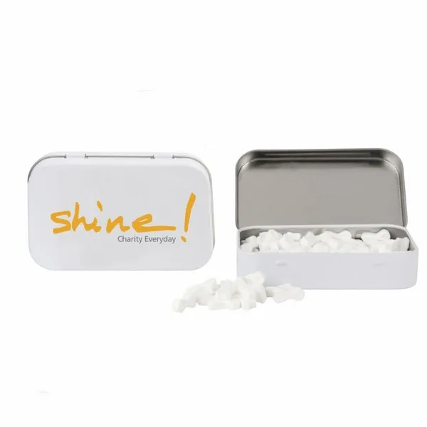 Rectangular Tin with Ribbon Shaped Mints - All Signs Today