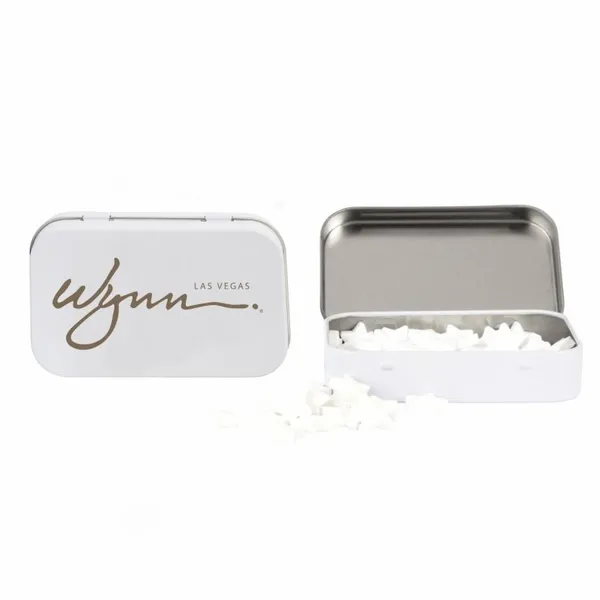 Rectangular Tin with Star Shaped Mints - All Signs Today