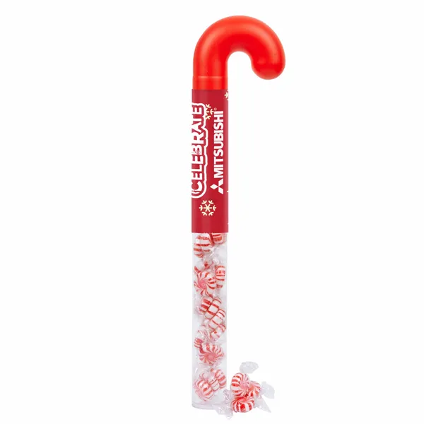 Holiday Candy Cane Tube - Starlight Peppermints - All Signs Today