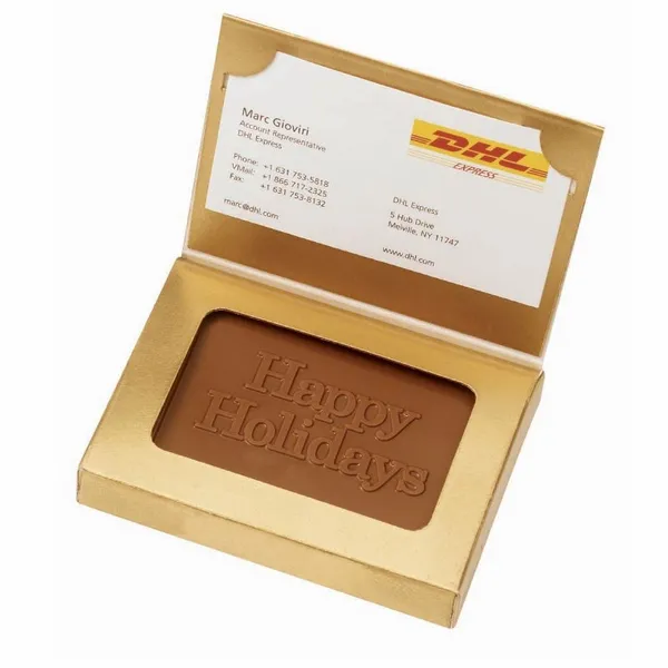 Molded Chocolate in Business Card Gift Box - All Signs Today