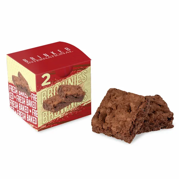 Fresh Beginnings 2 Fudge Brownies in Cube - All Signs Today