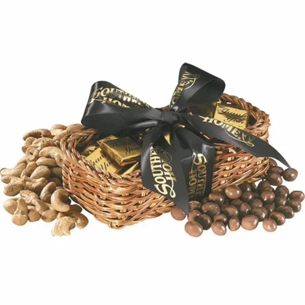 Gift Basket with Chocolate Baseballs - All Signs Today