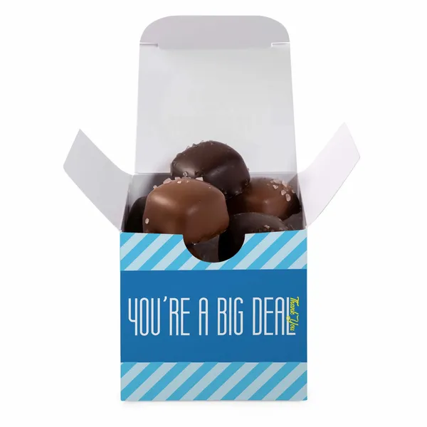 Sea Salt Caramels in Full Color Custom Box - All Signs Today