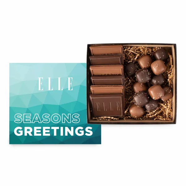 6 Piece Cookie and Confection Gift Box with Sea Salt Caramels-Full Color - All Signs Today