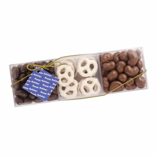 3 Way Square Acetate with Chocolate Confections - All Signs Today