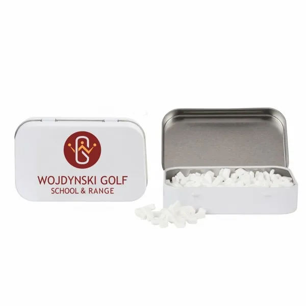 Rectangular Tin with Golf Club Shaped Mints - All Signs Today