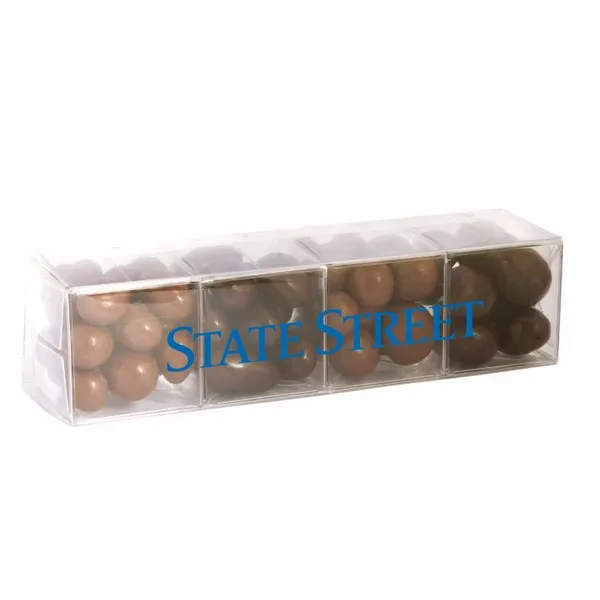 4 Cube Acetate Gift Box with Chocolate Covered Treats - All Signs Today