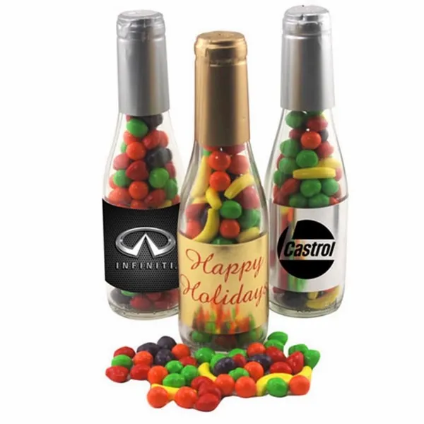 Champagne Bottle with Candy Fruitz 8" - All Signs Today