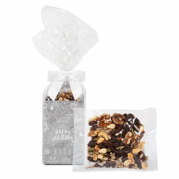 Holiday Gift Tote with Raisin Nut Trail Mix - All Signs Today