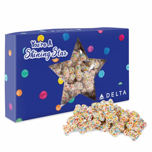 You're a Star Die Cut Box with Gummy Crispy Crunch Bears - All Signs Today