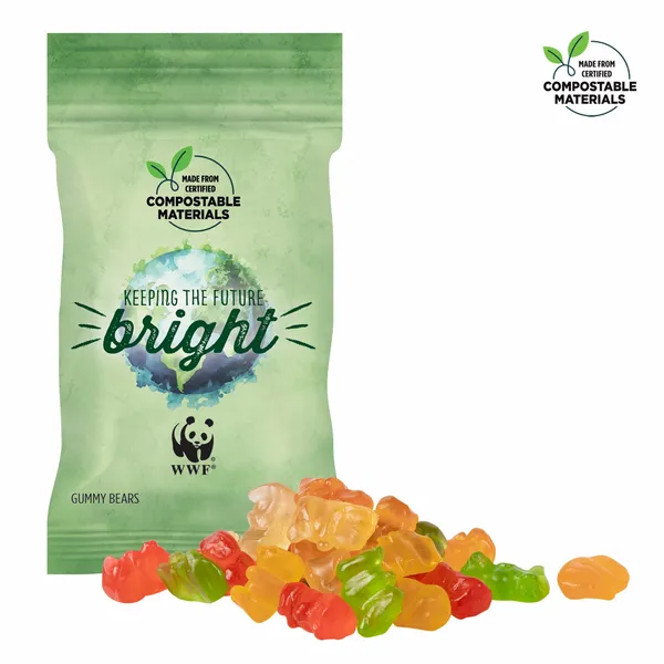 1oz ECO-Digibag, Compostable & Full Color, Gummy Bears - All Signs Today