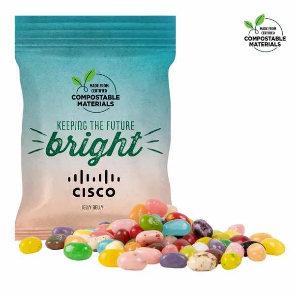 2oz. ECO-Digibag, Compostable & Full Color, Jelly Belly - All Signs Today