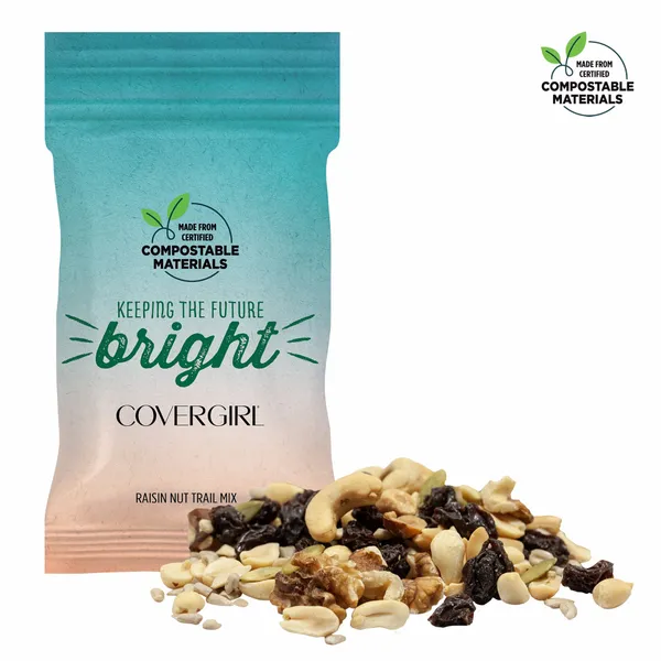 1oz. ECO-Digibag, Compostable & Full Color, Raisin Nut Mix - All Signs Today