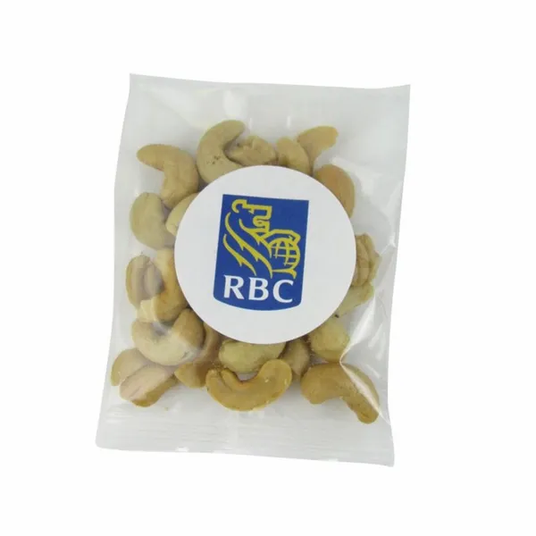 1oz. Goody Bags - Jumbo Salted Cashews - All Signs Today