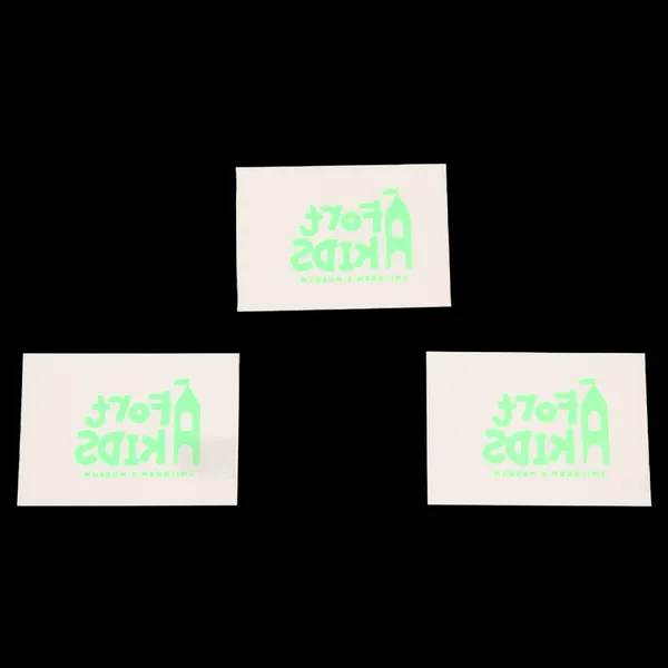 Custom Glow Green Tattoos - All Signs Today