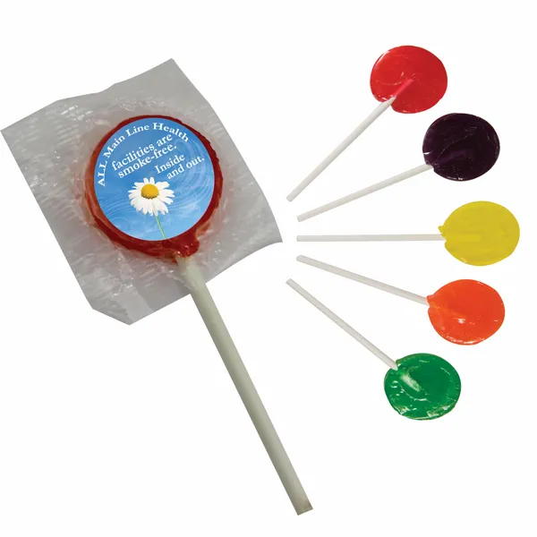 Lollipop w/ Round Label - All Signs Today