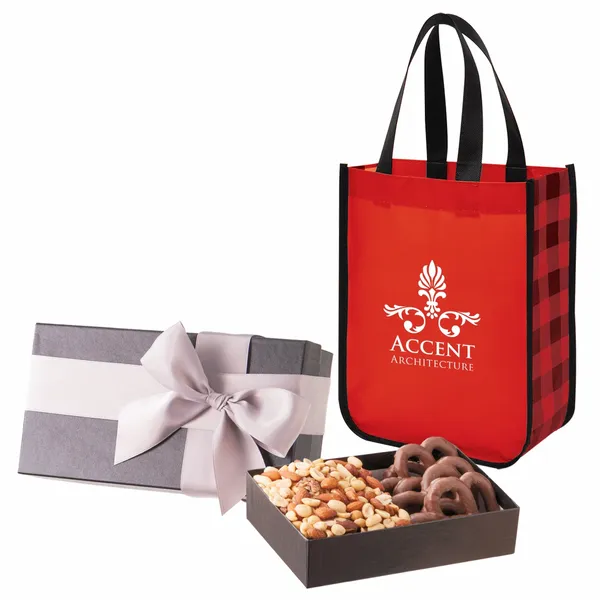 Executive Gift Set With Northwoods Laminated Non-Woven Tote Bag - All Signs Today
